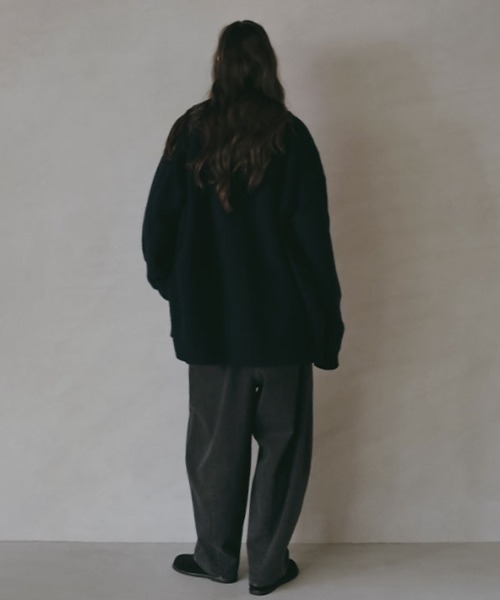 ミドルゲージVネックニットカーディガン（カーディガン/ボレロ