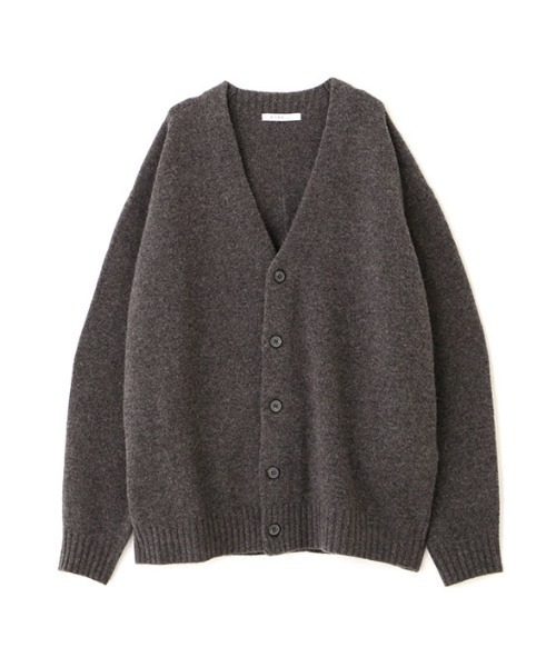 ミドルゲージVネックニットカーディガン（カーディガン/ボレロ