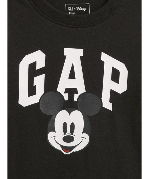 GAP(ギャップ)の「babyGap × ディズニー ミッキーマウス GAPロゴ Tシャツ(Tシャツ/カットソー・キッズ・ブラック/グレー/ブルー・80cm/90cm/95cm/110cm/105cm/100cm)」の4枚目の写真