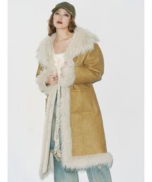ムートンコート（ベージュ系）ファッション通販 - ZOZOTOWN
