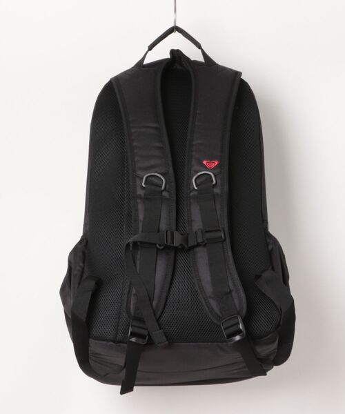 ROXY（ロキシー）の「ROXY/ロキシー バックパック GO OUT PLUS [A4対応]マルチポケット・ミラー付き RBG254302（バックパック/リュック・レディース・ブラック×レッド/ブラック・FREE）」の17枚目の写真
