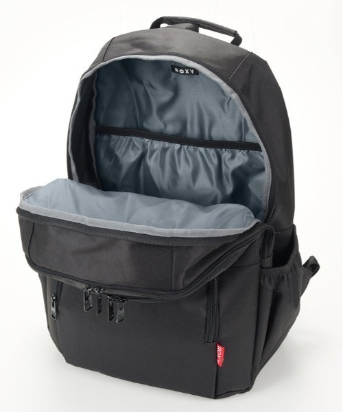 ROXY（ロキシー）の「ROXY/ロキシー バックパック GO OUT PLUS [A4対応]マルチポケット・ミラー付き RBG254302（バックパック/リュック・レディース・ブラック×レッド/ブラック・FREE）」の13枚目の写真