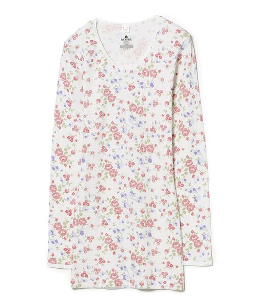INDERA MILLS(インデラミルズ)の「INDERA MILLS / RASCHEL TOPS(Tシャツ/カットソー・レディース・ホワイト・SMALL)」の2枚目の写真