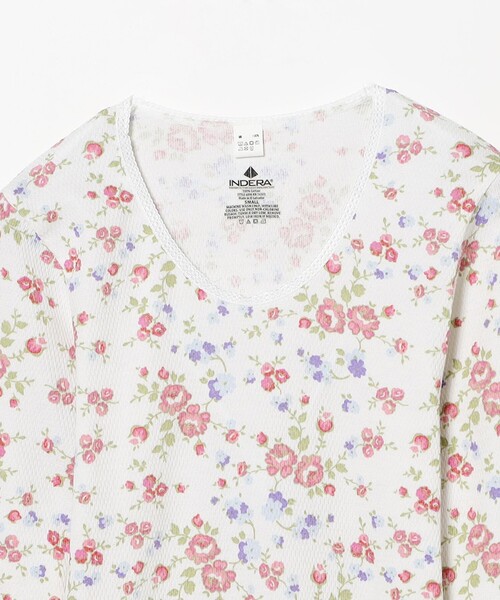 INDERA MILLS(インデラミルズ)の「INDERA MILLS / RASCHEL TOPS(Tシャツ/カットソー・レディース・ホワイト・SMALL)」の3枚目の写真