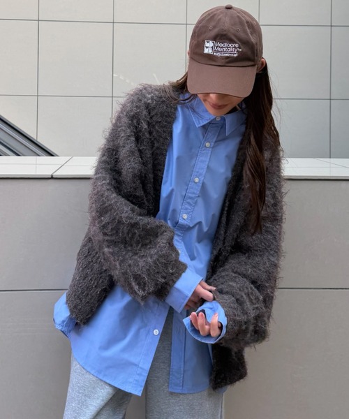 gossara（ゴサラ）の「イエティシャギーVネックCD（カーディガン/ボレロ・レディース・ブラウン/チャコール・FREE）」の16枚目の写真