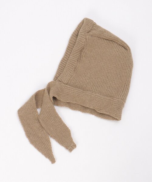 VENCEEXCHANGE（ヴァンスエクスチェンジ）の「ニットマフラーバラクラバ（ネックウォーマー/スヌード・レディース・ベージュ/ブラック/レッド/グレー・FREE）」の14枚目の写真