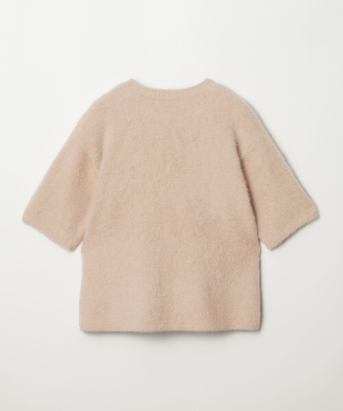 UNITED ARROWS（ユナイテッドアローズ）の「フォックスカシミヤ ハーフスリーブ Tニット（ニット/セーター・レディース・ダークグレー/ベージュ/その他5・FREE）」の17枚目の写真