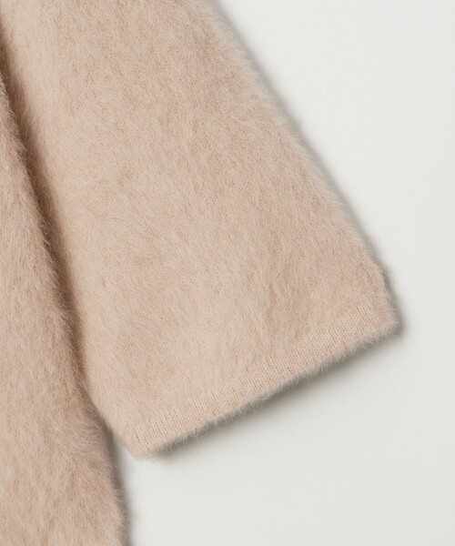 UNITED ARROWS（ユナイテッドアローズ）の「フォックスカシミヤ ハーフスリーブ Tニット（ニット/セーター・レディース・ダークグレー/ベージュ/その他5・FREE）」の19枚目の写真