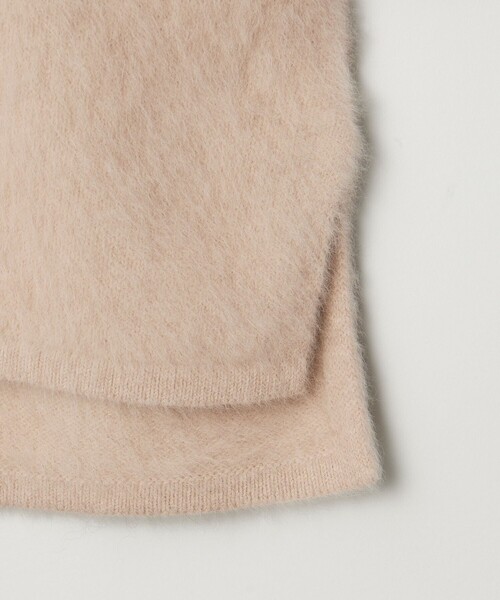 UNITED ARROWS（ユナイテッドアローズ）の「フォックスカシミヤ ハーフスリーブ Tニット（ニット/セーター・レディース・ダークグレー/ベージュ/その他5・FREE）」の20枚目の写真