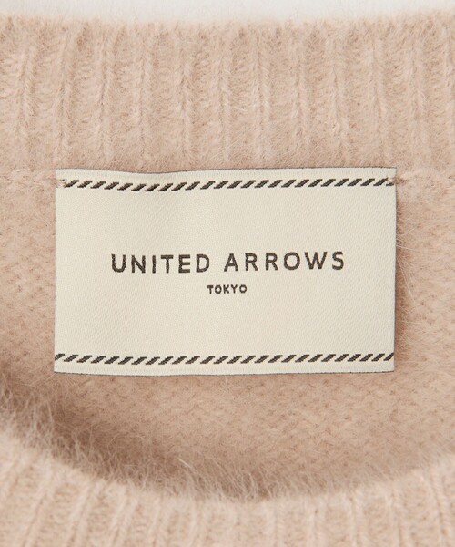 UNITED ARROWS（ユナイテッドアローズ）の「フォックスカシミヤ ハーフスリーブ Tニット（ニット/セーター・レディース・ダークグレー/ベージュ/その他5・FREE）」の22枚目の写真