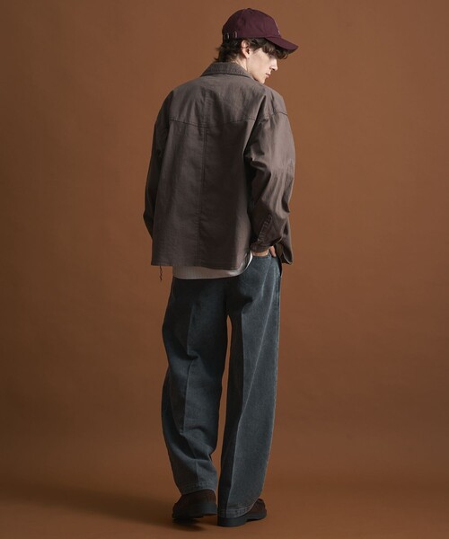 PUBLIC TOKYO（パブリックトウキョウ）の「【SHIOTA×PUBLIC TOKYO】 ウエスタンシャツ（シャツ/ブラウス・メンズ・ダークブラウン/ダークネイビー・1/2）」の10枚目の写真