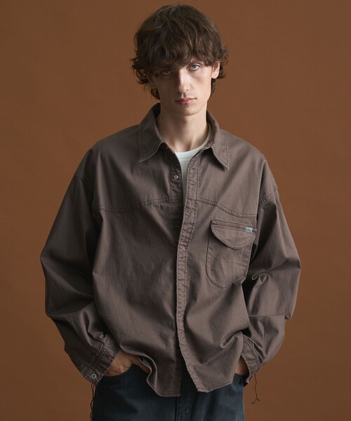 PUBLIC TOKYO（パブリックトウキョウ）の「【SHIOTA×PUBLIC TOKYO】 ウエスタンシャツ（シャツ/ブラウス・メンズ・ダークブラウン/ダークネイビー・1/2）」の11枚目の写真
