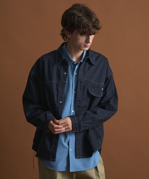 PUBLIC TOKYO（パブリックトウキョウ）の「【SHIOTA×PUBLIC TOKYO】 ウエスタンシャツ（シャツ/ブラウス・メンズ・ダークブラウン/ダークネイビー・1/2）」の15枚目の写真