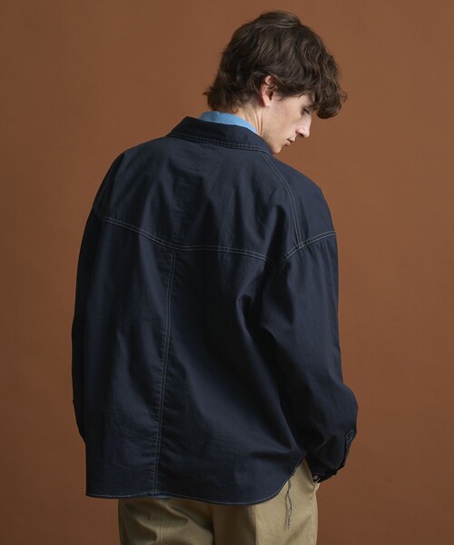 PUBLIC TOKYO（パブリックトウキョウ）の「【SHIOTA×PUBLIC TOKYO】 ウエスタンシャツ（シャツ/ブラウス・メンズ・ダークブラウン/ダークネイビー・1/2）」の17枚目の写真