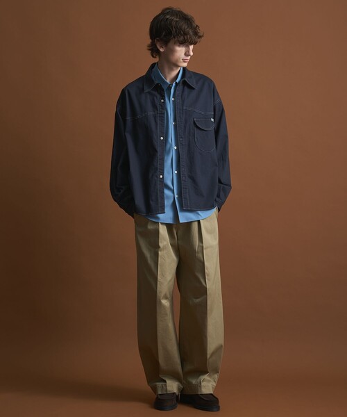 PUBLIC TOKYO（パブリックトウキョウ）の「【SHIOTA×PUBLIC TOKYO】 ウエスタンシャツ（シャツ/ブラウス・メンズ・ダークブラウン/ダークネイビー・1/2）」の18枚目の写真