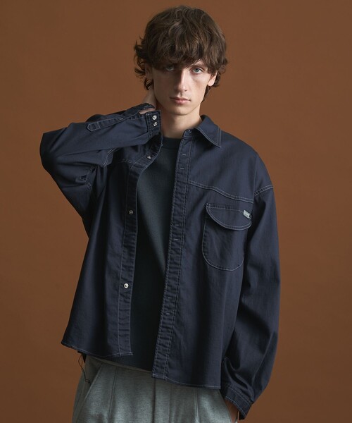 PUBLIC TOKYO SHIOTA デニムシャツ SHIOTA×PUBLIC TOKYO】 ウエスタンシャツ（シャツ/ブラウス）｜PUBLIC