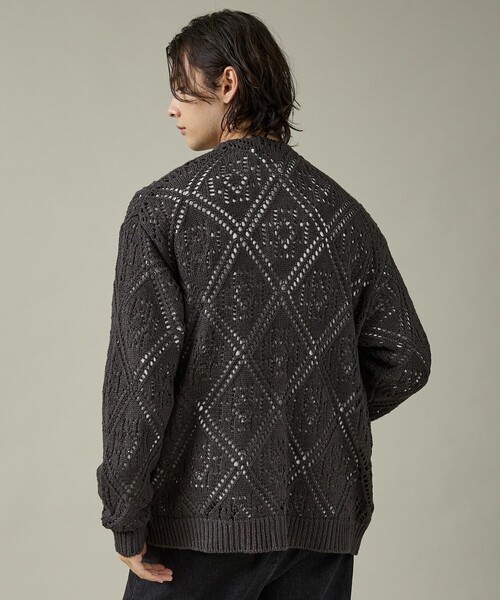 PENDLETON(ペンドルトン)の「【PENDLETON/ペンドルトン】Lace Stitch Cardigan/カーディガン/ユニセックス【WEB限定】(カーディガン/ボレロ・メンズ・ブラウン/チャコールグレー・M/L)」の11枚目の写真