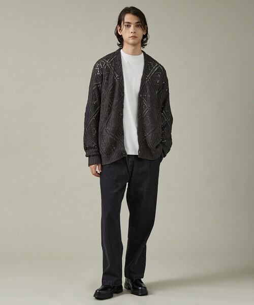 PENDLETON(ペンドルトン)の「【PENDLETON/ペンドルトン】Lace Stitch Cardigan/カーディガン/ユニセックス【WEB限定】(カーディガン/ボレロ・メンズ・ブラウン/チャコールグレー・M/L)」の12枚目の写真