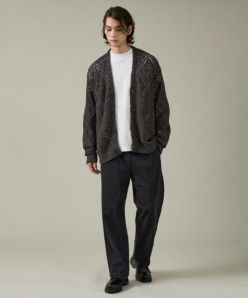 PENDLETON(ペンドルトン)の「【PENDLETON/ペンドルトン】Lace Stitch Cardigan/カーディガン/ユニセックス【WEB限定】(カーディガン/ボレロ・メンズ・ブラウン/チャコールグレー・M/L)」の13枚目の写真