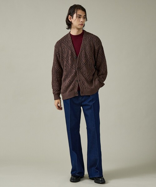 PENDLETON(ペンドルトン)の「【PENDLETON/ペンドルトン】Lace Stitch Cardigan/カーディガン/ユニセックス【WEB限定】(カーディガン/ボレロ・メンズ・ブラウン/チャコールグレー・M/L)」の18枚目の写真