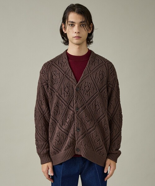 PENDLETON(ペンドルトン)の「【PENDLETON/ペンドルトン】Lace Stitch Cardigan/カーディガン/ユニセックス【WEB限定】(カーディガン/ボレロ・メンズ・ブラウン/チャコールグレー・M/L)」の20枚目の写真