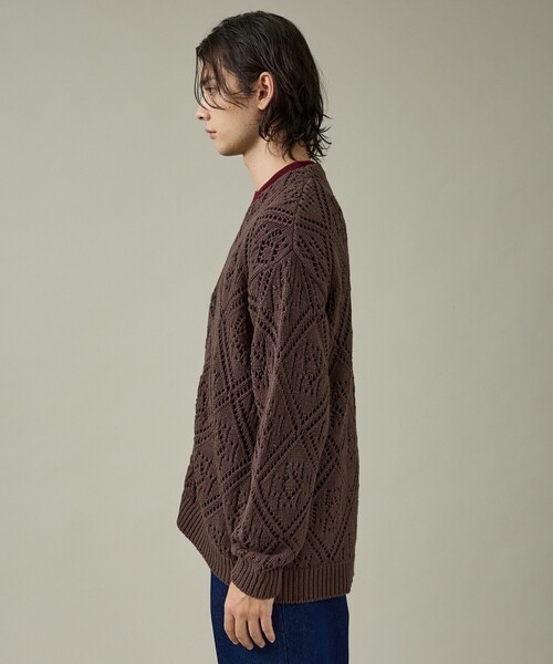PENDLETON(ペンドルトン)の「【PENDLETON/ペンドルトン】Lace Stitch Cardigan/カーディガン/ユニセックス【WEB限定】(カーディガン/ボレロ・メンズ・ブラウン/チャコールグレー・M/L)」の21枚目の写真