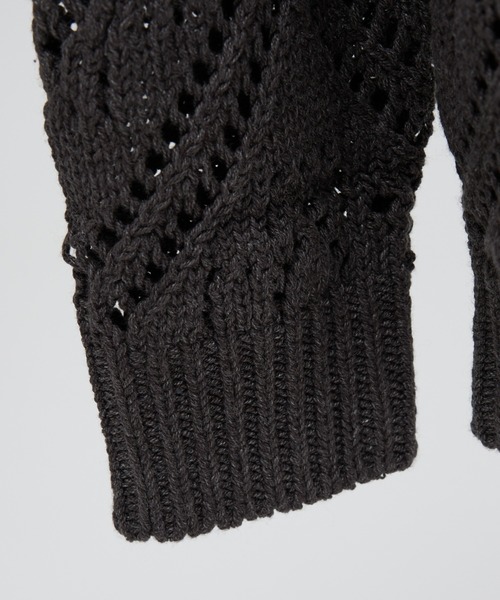 PENDLETON(ペンドルトン)の「【PENDLETON/ペンドルトン】Lace Stitch Cardigan/カーディガン/ユニセックス【WEB限定】(カーディガン/ボレロ・メンズ・ブラウン/チャコールグレー・M/L)」の5枚目の写真