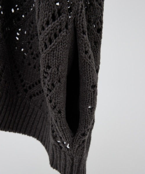 PENDLETON(ペンドルトン)の「【PENDLETON/ペンドルトン】Lace Stitch Cardigan/カーディガン/ユニセックス【WEB限定】(カーディガン/ボレロ・メンズ・ブラウン/チャコールグレー・M/L)」の7枚目の写真