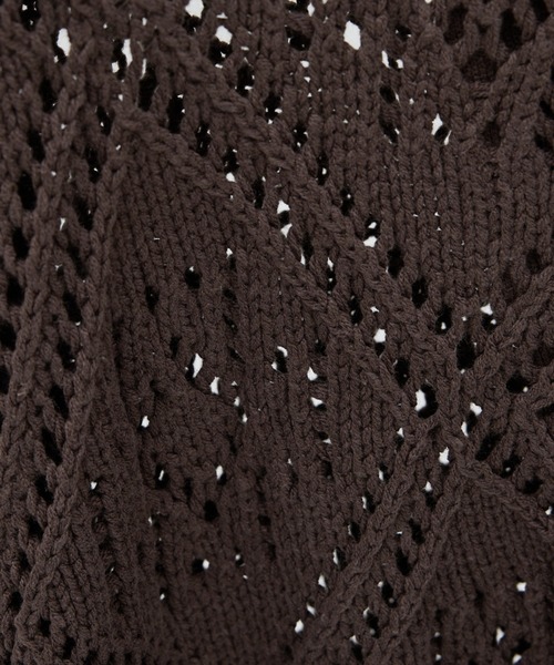 PENDLETON(ペンドルトン)の「【PENDLETON/ペンドルトン】Lace Stitch Cardigan/カーディガン/ユニセックス【WEB限定】(カーディガン/ボレロ・メンズ・ブラウン/チャコールグレー・M/L)」の8枚目の写真