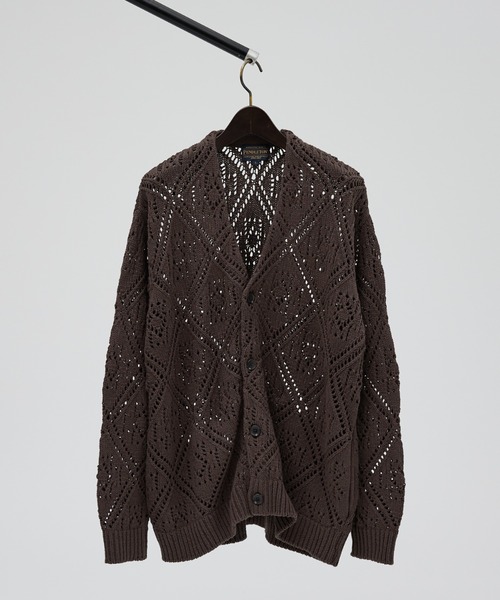 PENDLETON(ペンドルトン)の「【PENDLETON/ペンドルトン】Lace Stitch Cardigan/カーディガン/ユニセックス【WEB限定】(カーディガン/ボレロ・メンズ・ブラウン/チャコールグレー・M/L)」の10枚目の写真