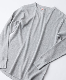 【HANES/ヘインズ】BEEFY サーマル クルーネック ロングスリーブ Tシャツ HM4-Q501