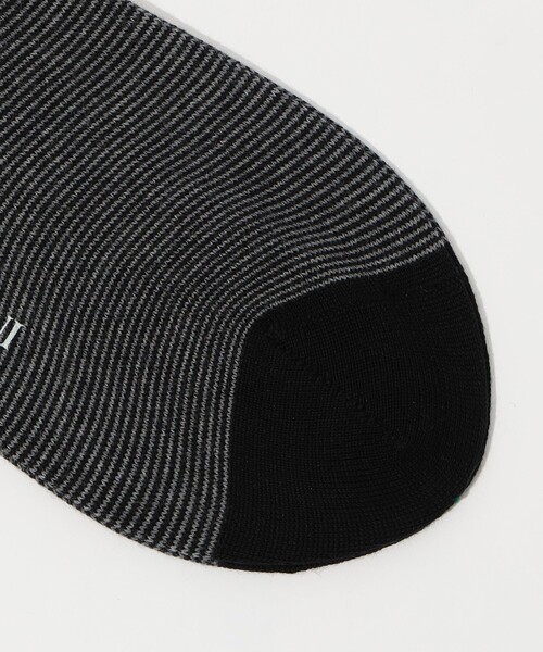 Bresciani（ブレシアニ）の「BRESCIANI ウールナイロン ボーダーソックス（ソックス/靴下・メンズ・ブラウン系その他/ブラック系その他/ブルー系その他・FREE）」の8枚目の写真