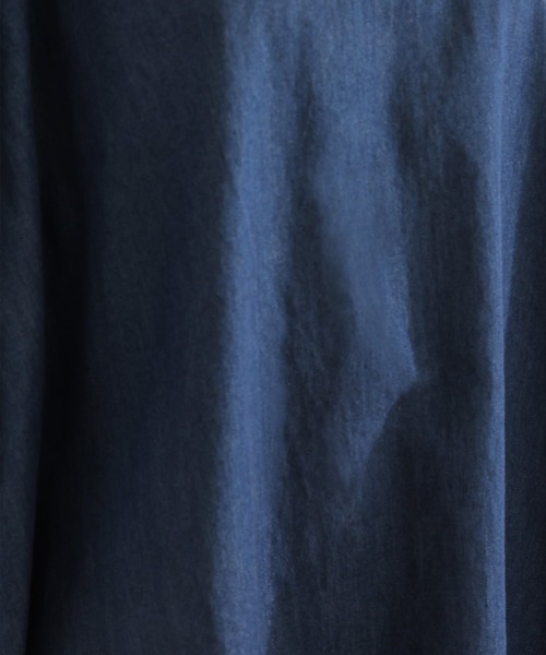 ElegChic（エレグシック）の「エアリーデニム 袖パフスリーブシャツ（Tシャツ/カットソー・レディース・ネイビー/ネイビー系・4L/M/XL）」の15枚目の写真