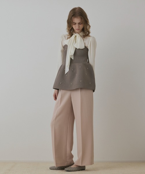 セール】ペプラムベアニットトップ（その他トップス）｜GRACE