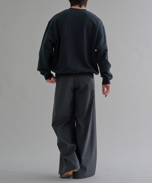 epnok（エプノック）の「ヘビーウェイトベーシックルーズスウェット（スウェット・メンズ・杢グレー/ブラック・SMALL/MEDIUM/LARGE）」の7枚目の写真