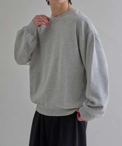 epnok（エプノック）の「ヘビーウェイトベーシックルーズスウェット（スウェット・メンズ・杢グレー/ブラック・SMALL/MEDIUM/LARGE）」の13枚目の写真
