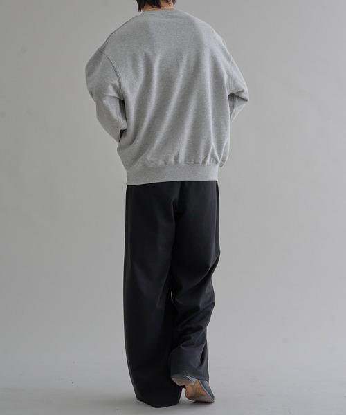 epnok（エプノック）の「ヘビーウェイトベーシックルーズスウェット（スウェット・メンズ・杢グレー/ブラック・SMALL/MEDIUM/LARGE）」の22枚目の写真
