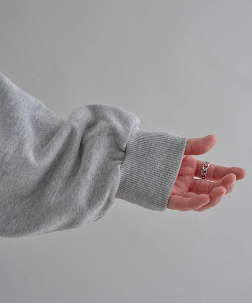 epnok（エプノック）の「ヘビーウェイトベーシックルーズスウェット（スウェット・メンズ・杢グレー/ブラック・SMALL/MEDIUM/LARGE）」の19枚目の写真