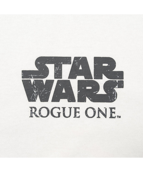 STAR WARS(スターウォーズ)の「スター・ウォーズ ローグワン ロングTシャツ ダースベイダー Rogue One: A Star Wars Story ロンT(Tシャツ/カットソー・メンズ・オフホワイト/ブラック・M/L)」の4枚目の写真