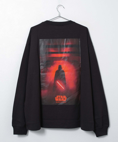 STAR WARS(スターウォーズ)の「スター・ウォーズ ローグワン ロングTシャツ ダースベイダー Rogue One: A Star Wars Story ロンT(Tシャツ/カットソー・メンズ・オフホワイト/ブラック・M/L)」の6枚目の写真