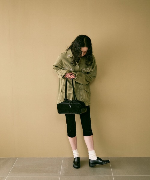 Soft suede shoulder bag / ソフトスエードショルダーバック