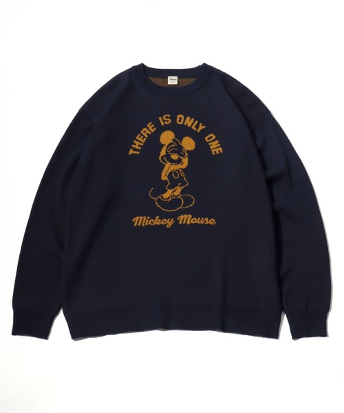 セール】Disney（ディズニー）キャラクタージャガードニット