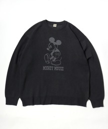 Disney(ディズニー)キャラクタージャガードニットセーター メンズ レディース ユニセックス/ミッキーマウス