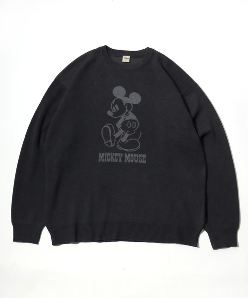 セール】Disney（ディズニー）キャラクタージャガードニットセーター