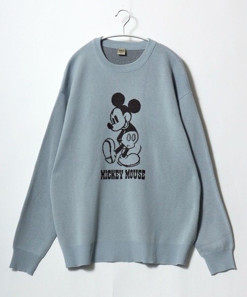 セール】Disney（ディズニー）キャラクタージャガードニットセーター