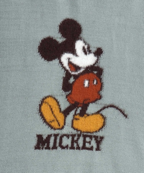 Disney(ディズニー)の「Disney(ディズニー)キャラクタージャガードニットセーター メンズ レディース ユニセックス/ミッキーマウス(ニット/セーター・レディース・スミクロ/ネイビー/サックスブルー系2/アイボリー/サックスブルー/グレイッシュベージュ/オフホワイト/ネイビー系2・M/L/LL)」の19枚目の写真