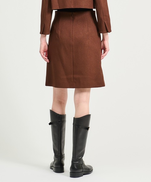 ESTNATION（エストネーション）の「ESTNATION / Aラインミニスカート（スカート・レディース・ブラック/ブラウン・36/38）」の8枚目の写真