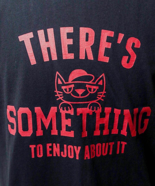 Bling Leads(ブリングリーズ)の「/Bling leads/THERE'S SOMETHING PRINT Tee(Tシャツ/カットソー・メンズ・ブラック/チャコールグレー/ホワイト・LARGE/X-LARGE/MEDIUM)」の5枚目の写真