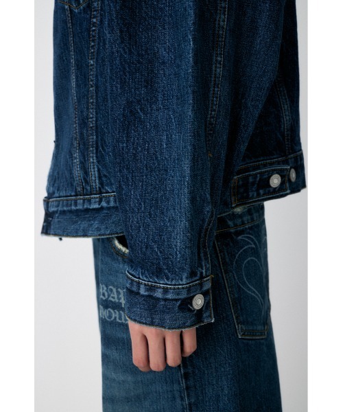 MOUSSYミナモア出店記念枚数限定のデニムジャケット MOUSSY（マウジー）の「MOUSSY have a good time デニムジャケット