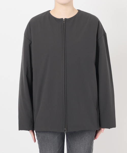 パフィーノーカラーサイドジップブルゾン（その他アウター）｜JOURNAL